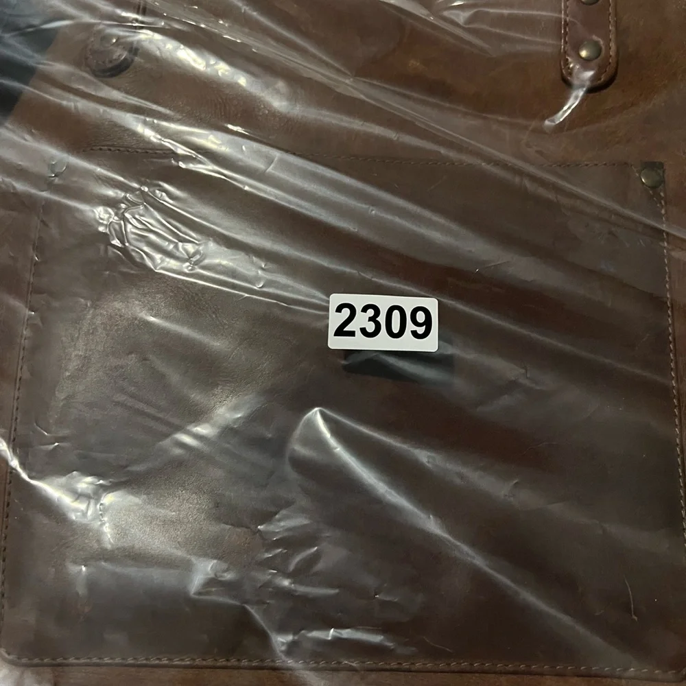 Elizo Brown Leather Men's Bag EUC 2309